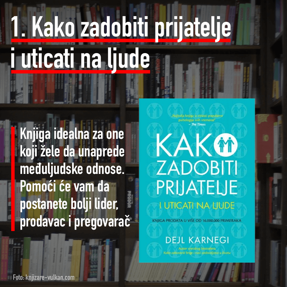 najbolja knjiga za preduzetnike - kako zadobiti prijatelje i uticati na ljude