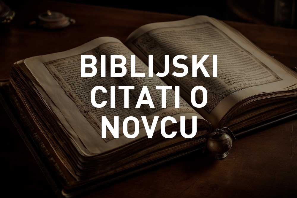 Biblijski citati o novcu